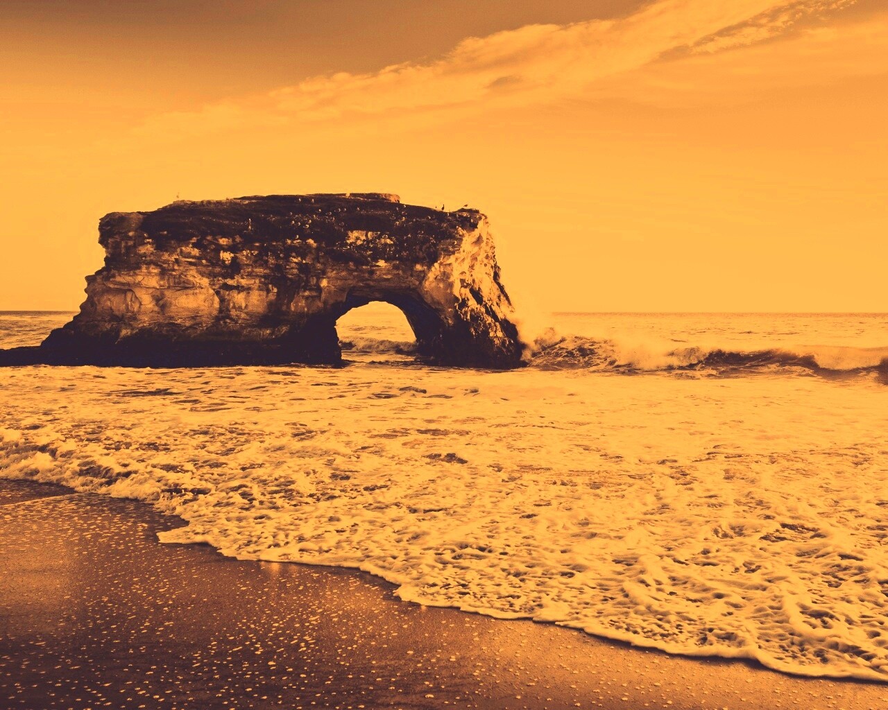 Природный мост обои