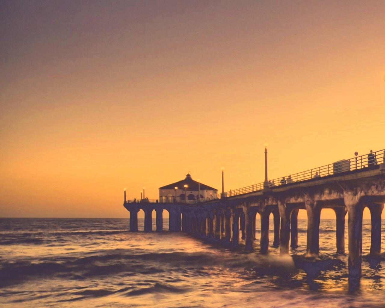 Пирс в Калифорнии обои