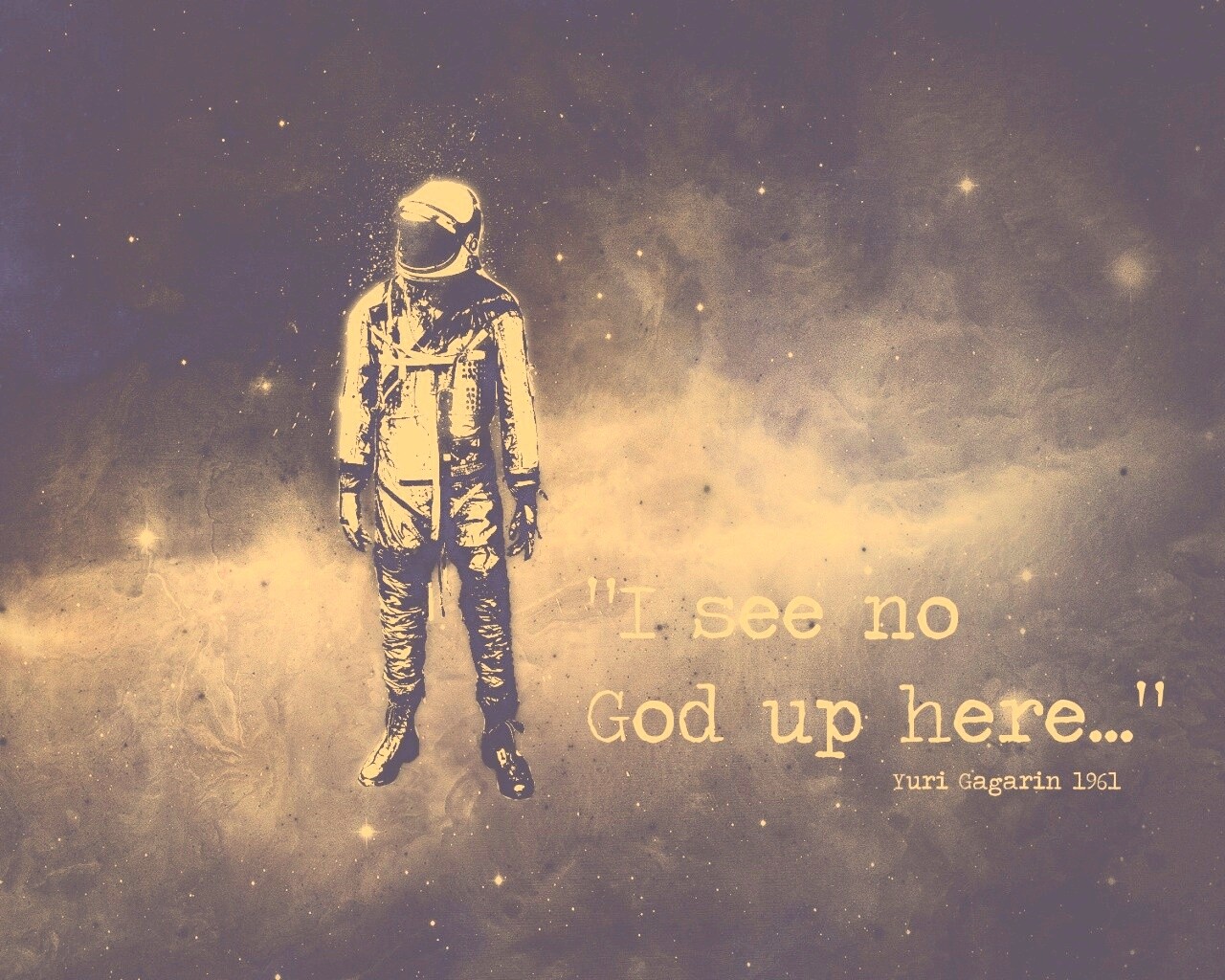 Я не видел там бога обои