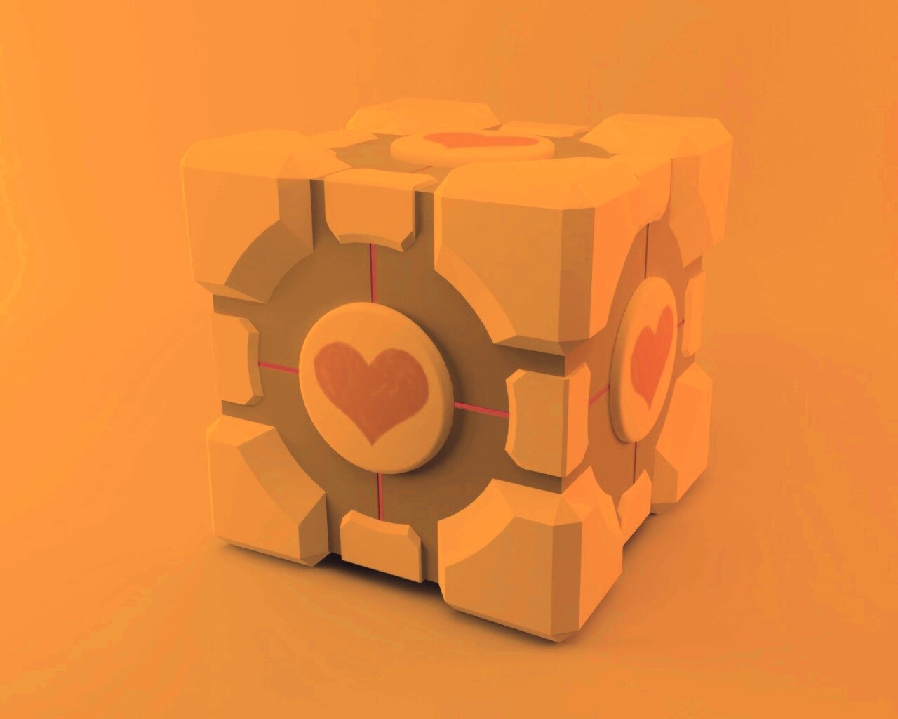 Взвешенный куб-компаньон обои