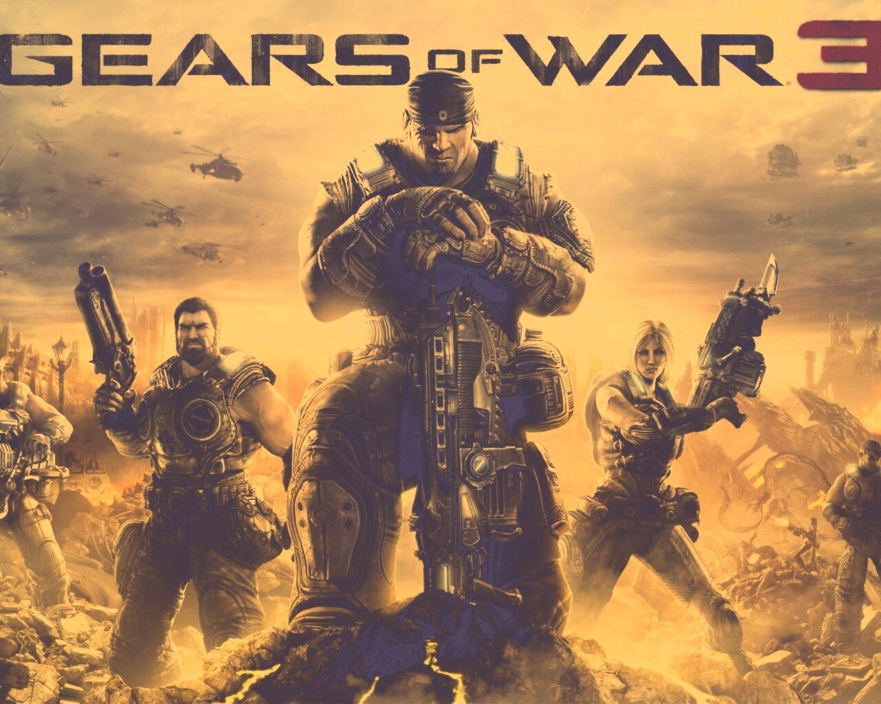Gears of War 3 обои