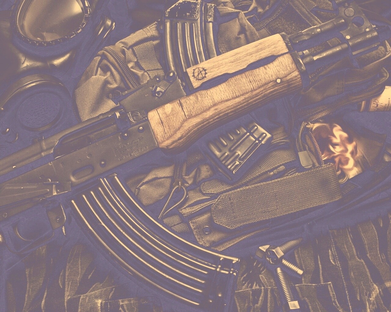 Автомат АК-47 обои