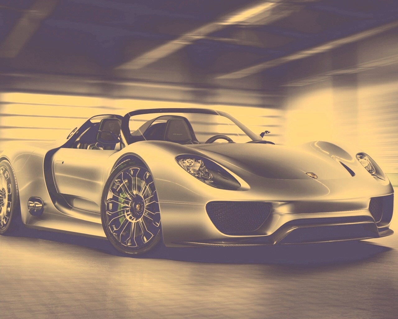 Porache 918 Spider обои