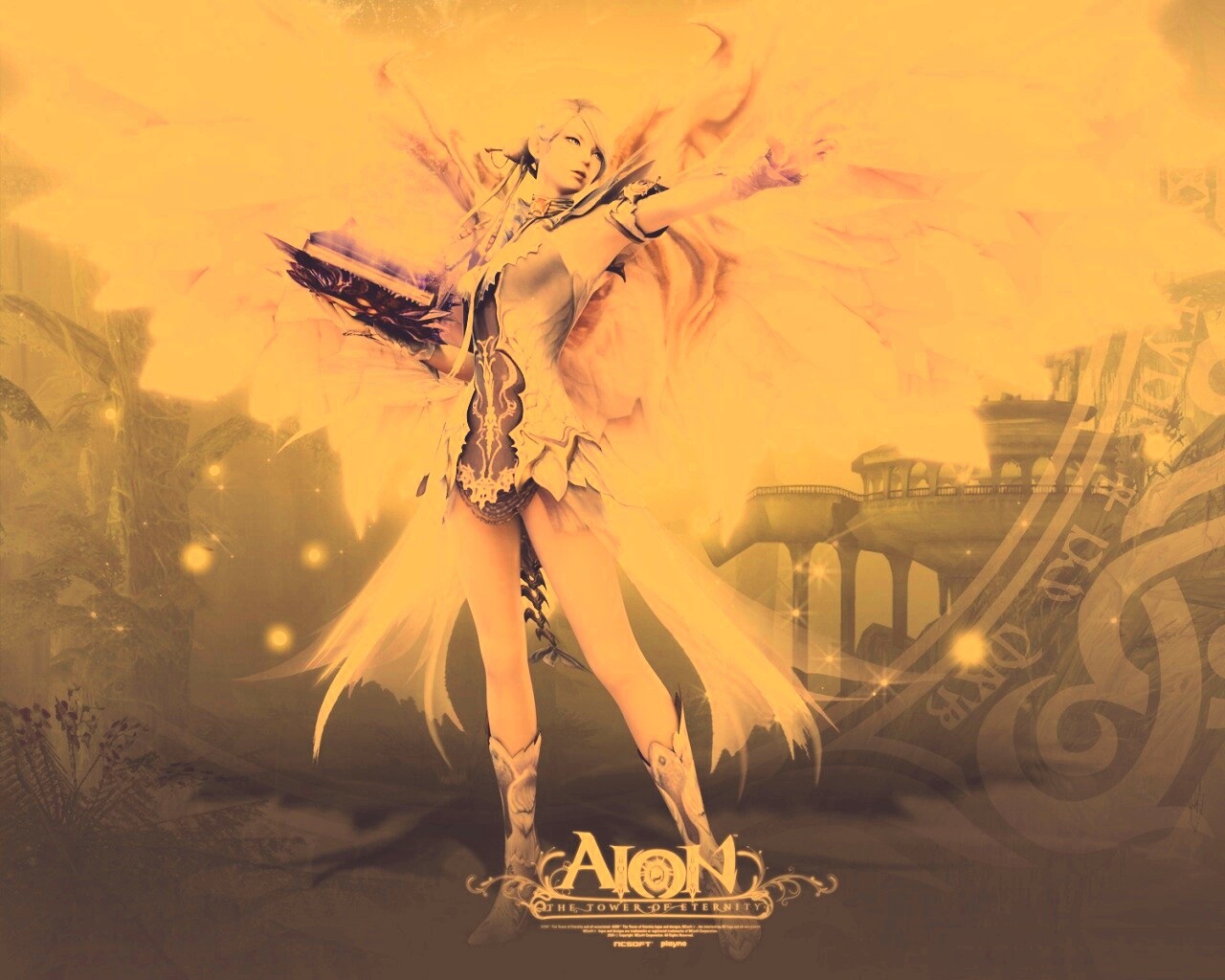 Девушка из Aion обои