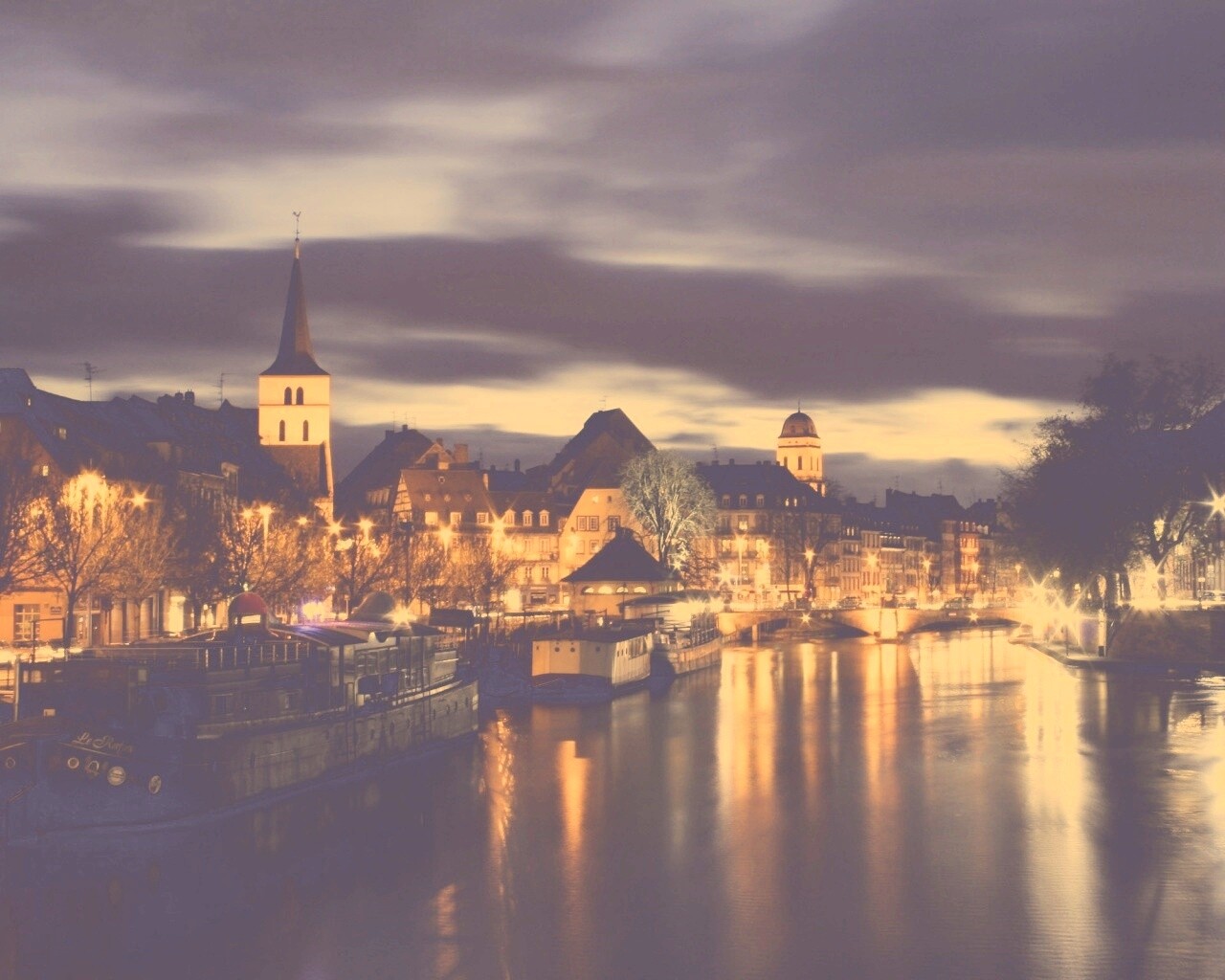 Город Страсбург обои