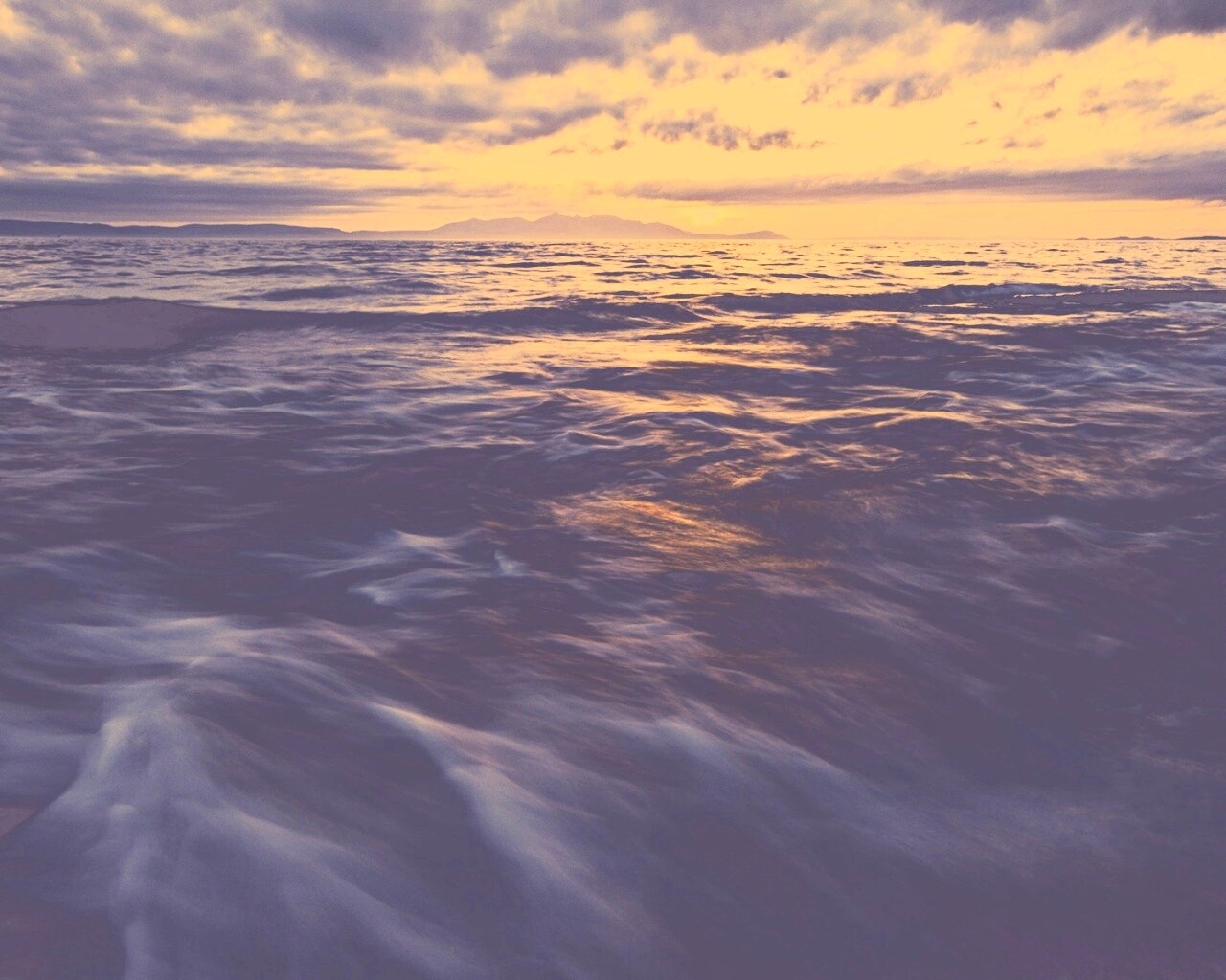 Красивый горизонт на море обои