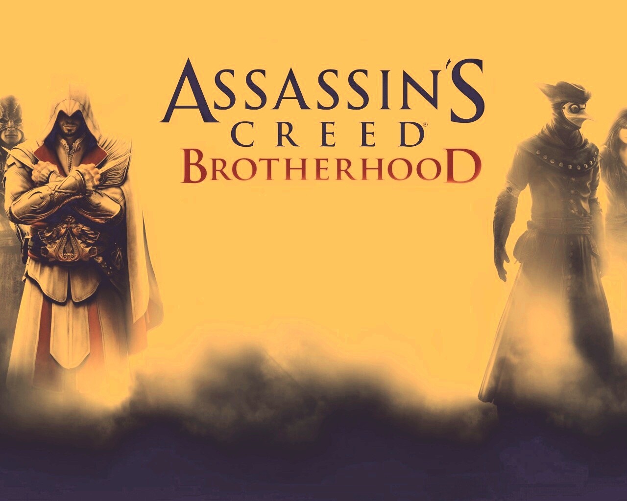 Персонажи игры Assasin"s Creed Brotherhood обои