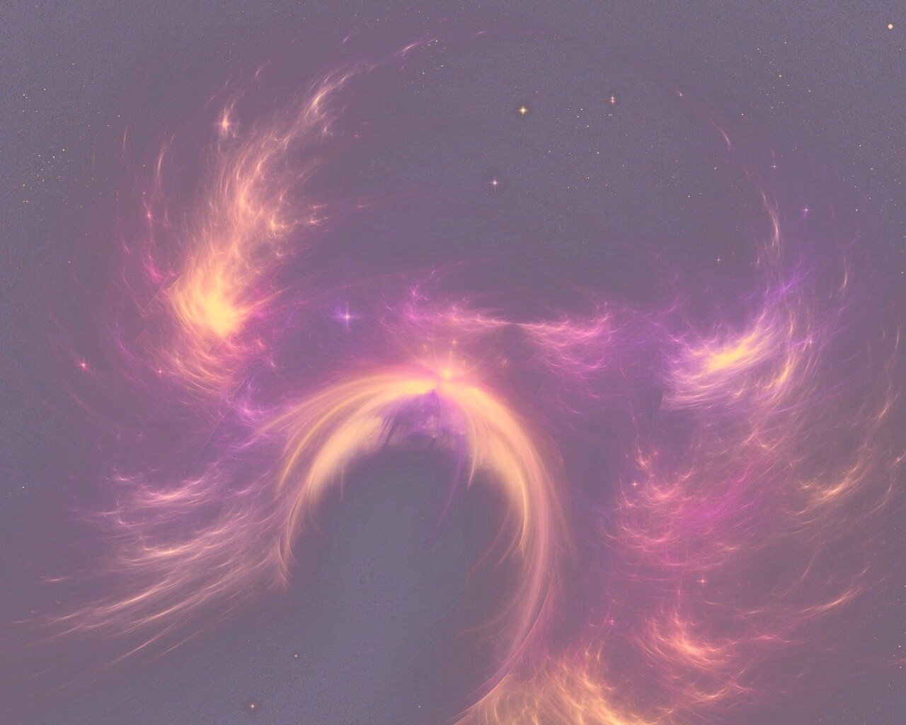 Сиреневая туманность обои