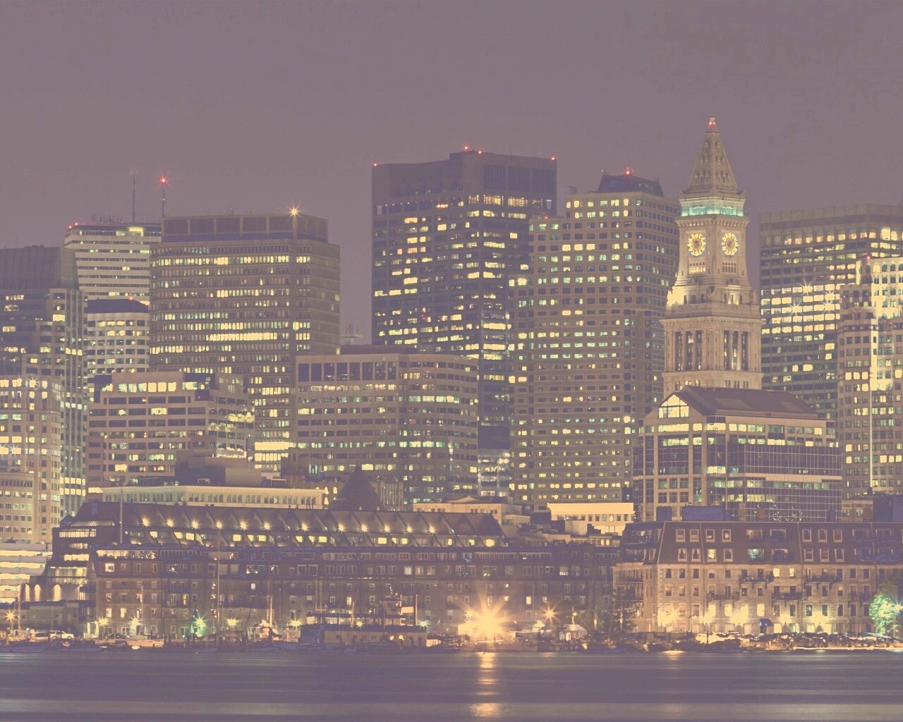 Панорама города обои