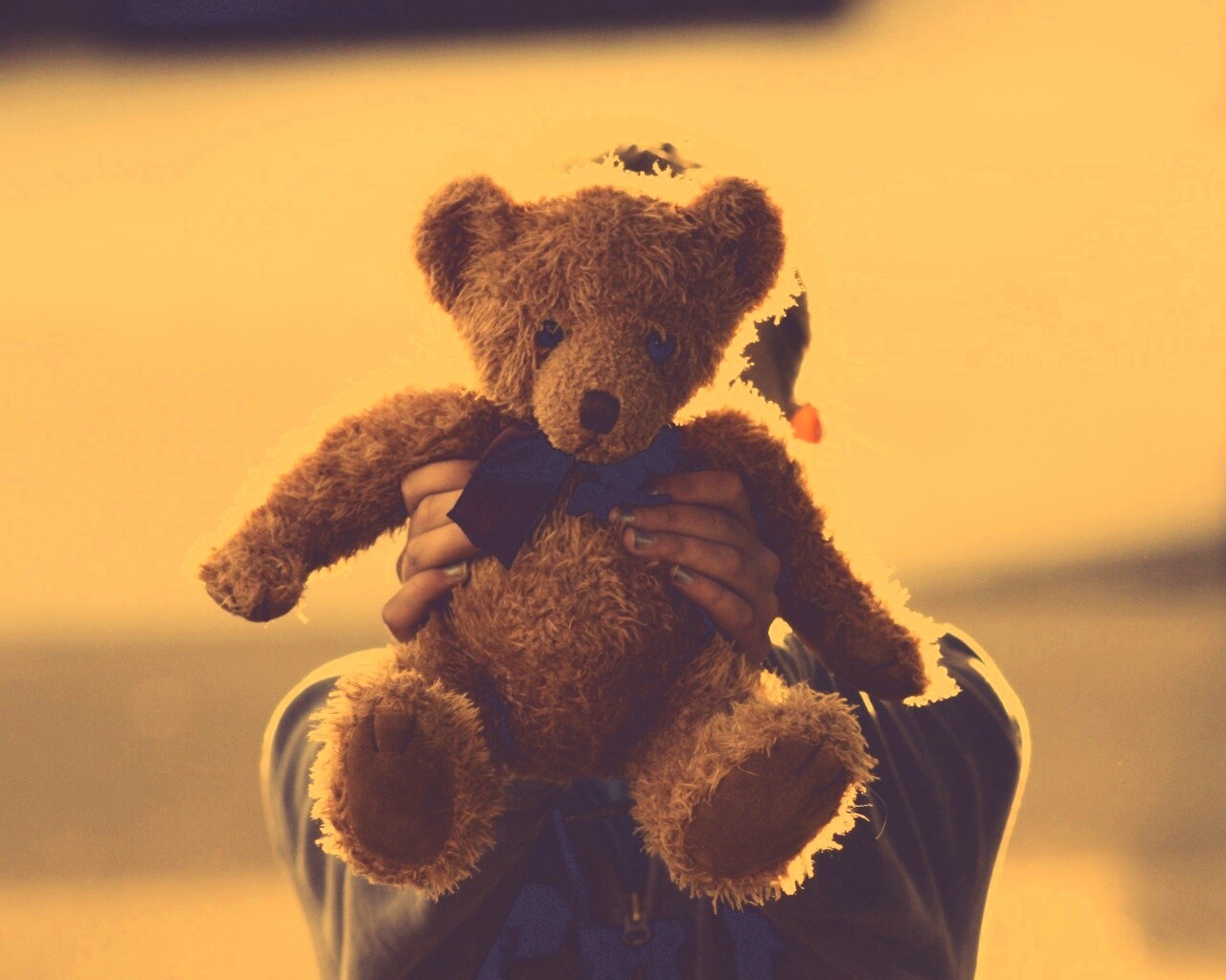 Плюшевый мишка обои