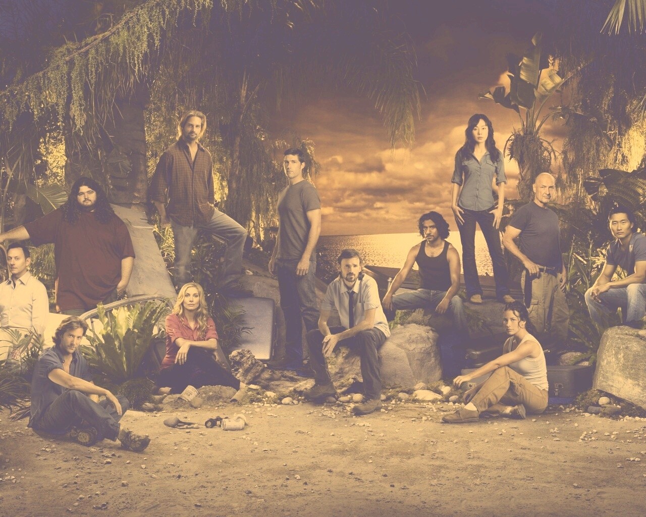 Герои сериала LOST обои