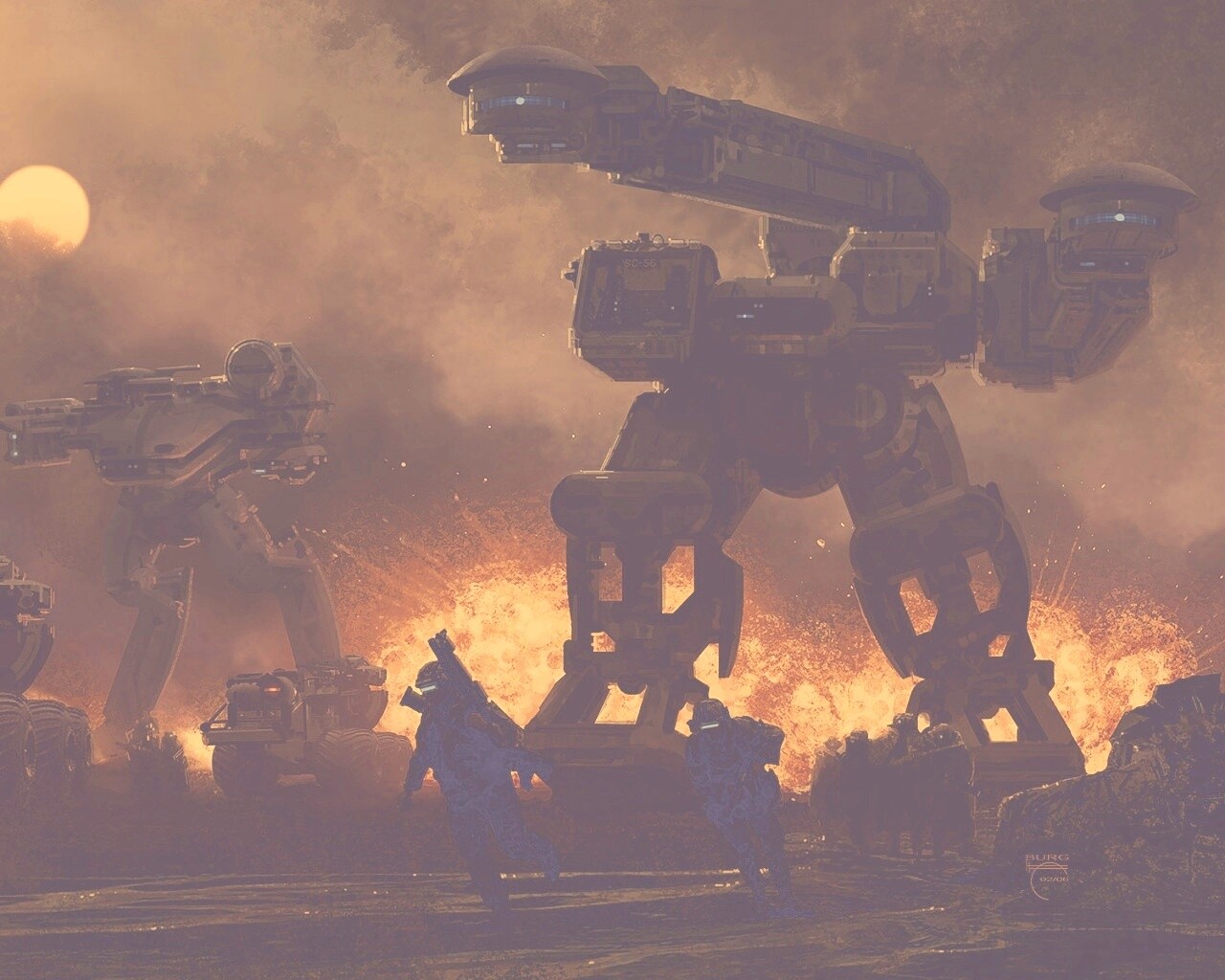 Война будущего обои