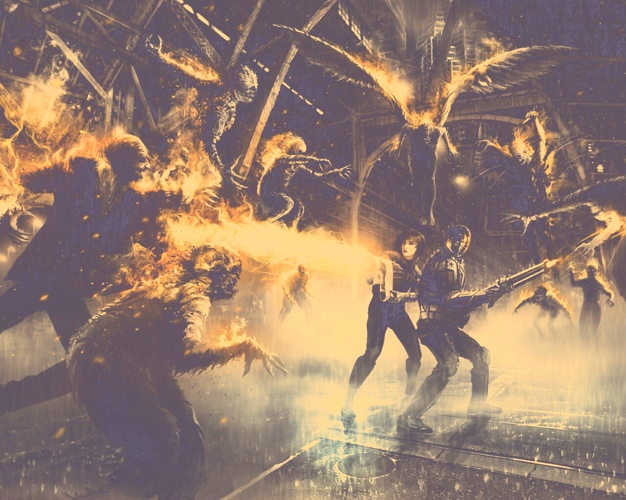 Игровой фанарт обои