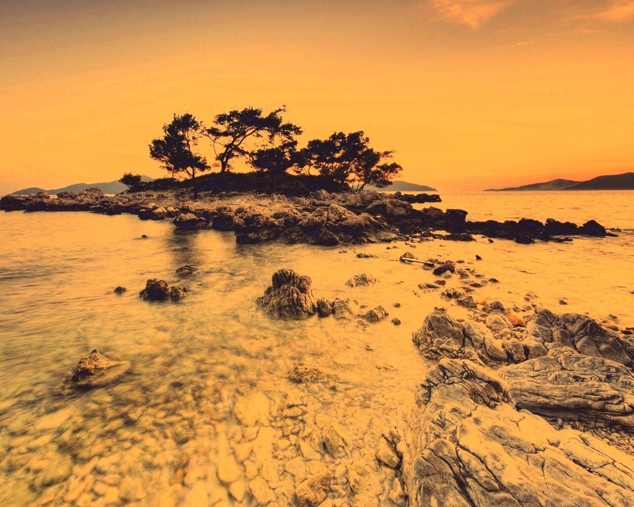 Каменный остров обои