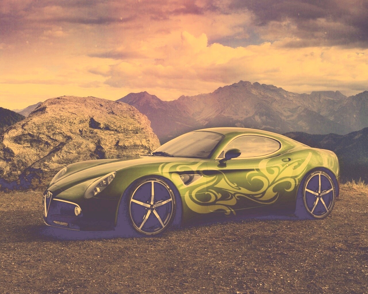 Альфа-ромео обои