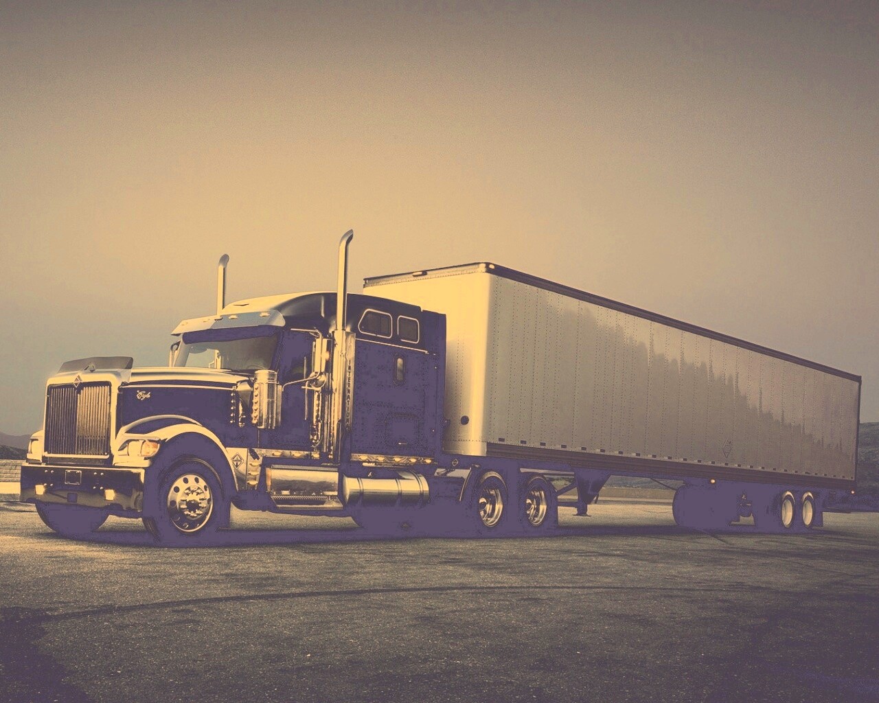 International грузовик обои