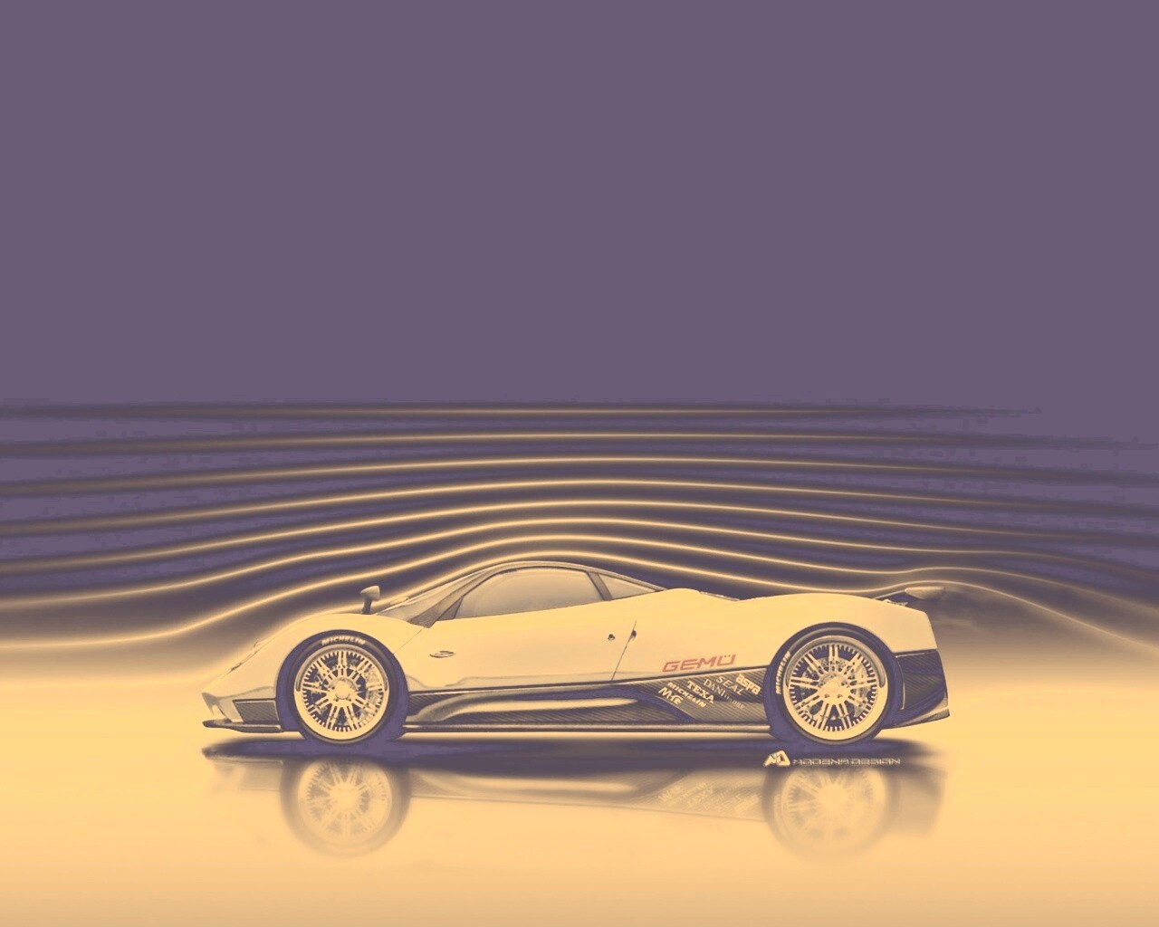 Аэродинамика Pagani Zonda обои