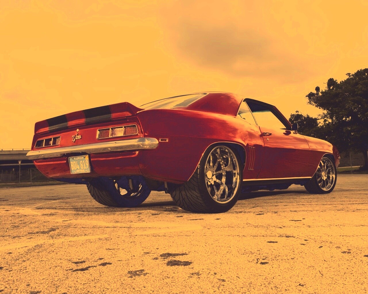 Мускулкар Шевроле камаро обои
