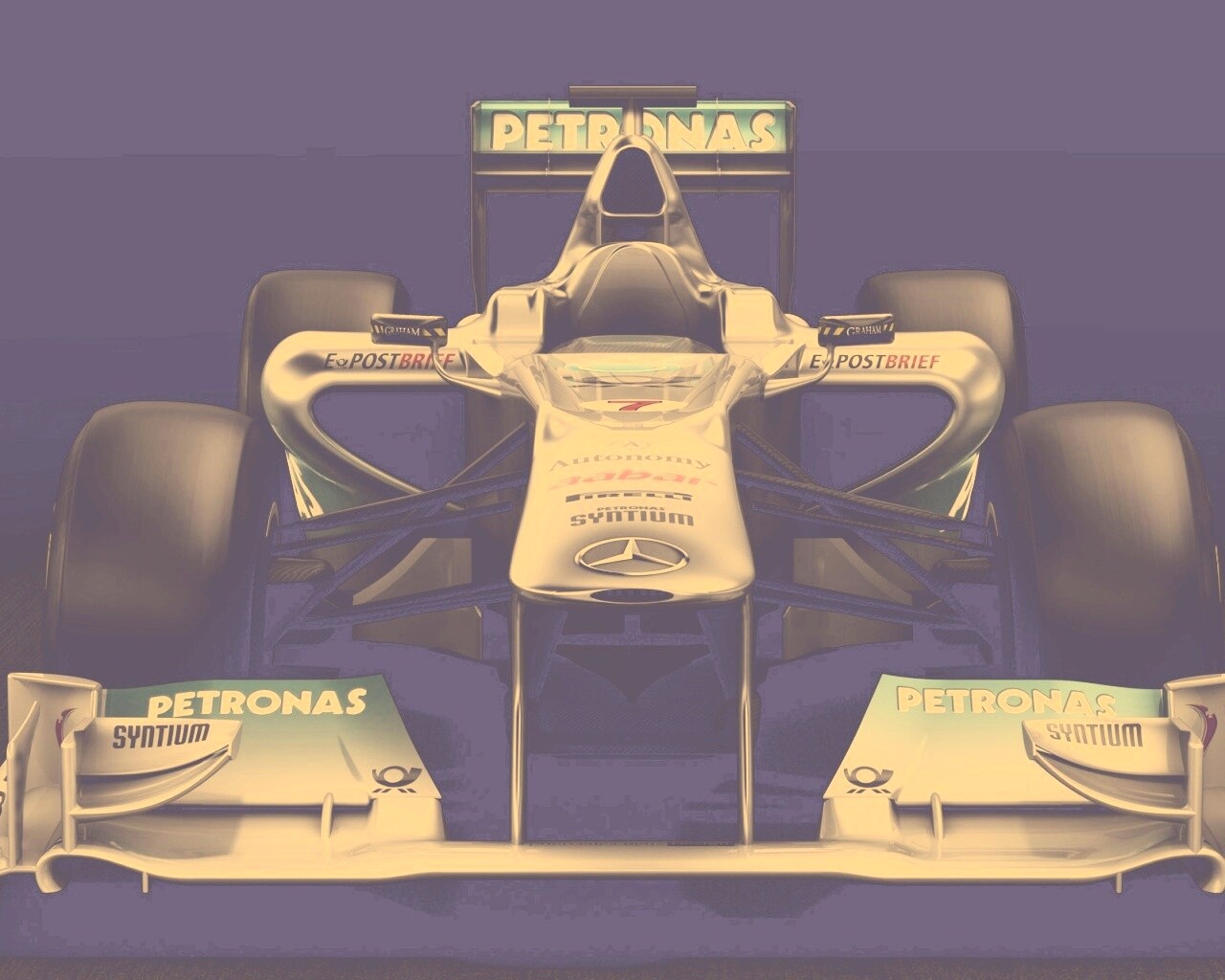 Болид Мерседес обои