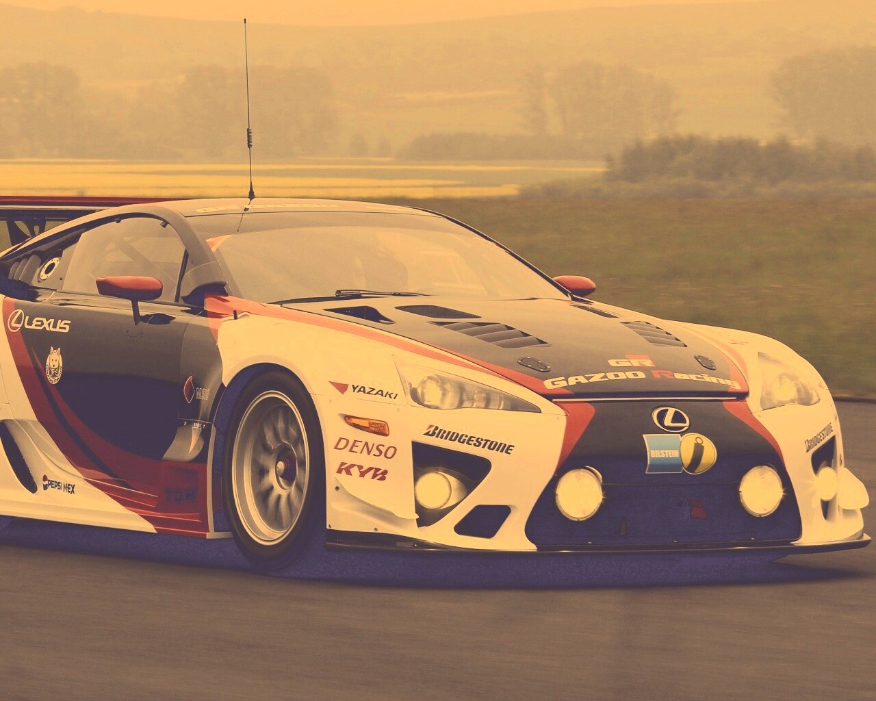Гоночный Лексус обои