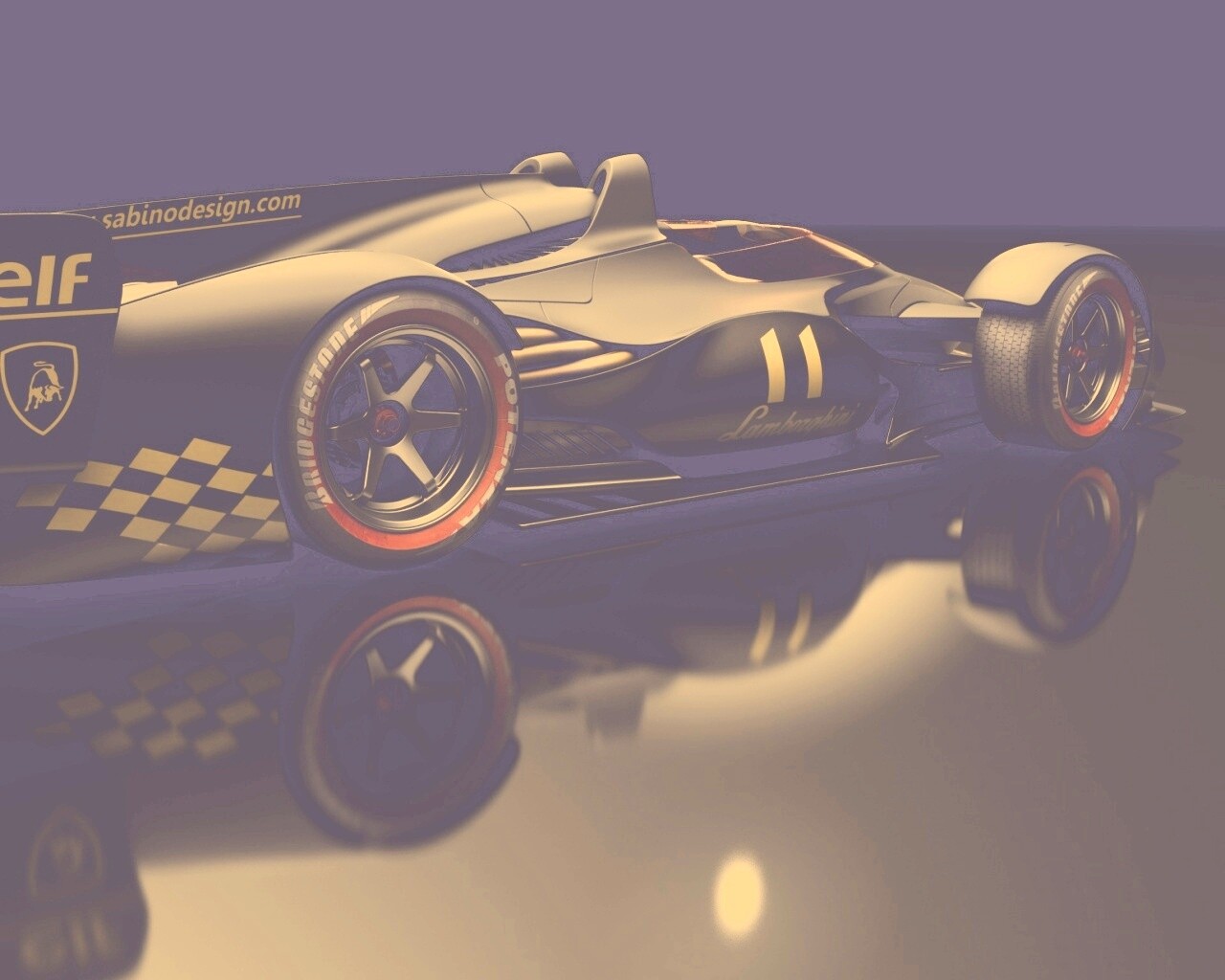 Болид Lamborghini обои