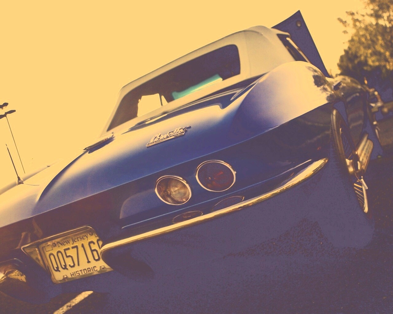 Ретро Chevrolet Corvette обои