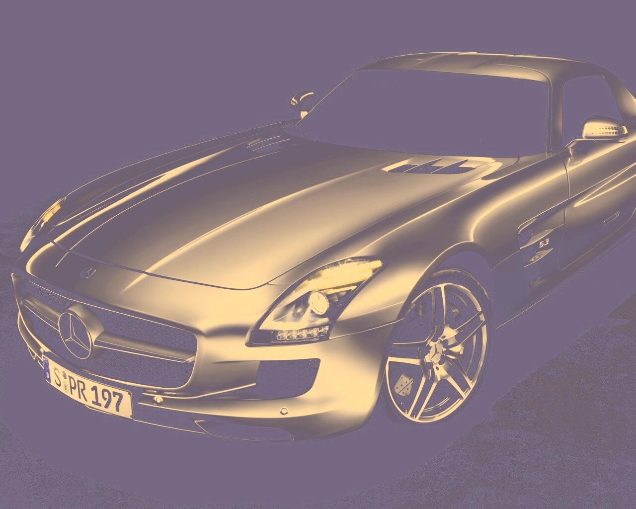 Mercedes SLS обои