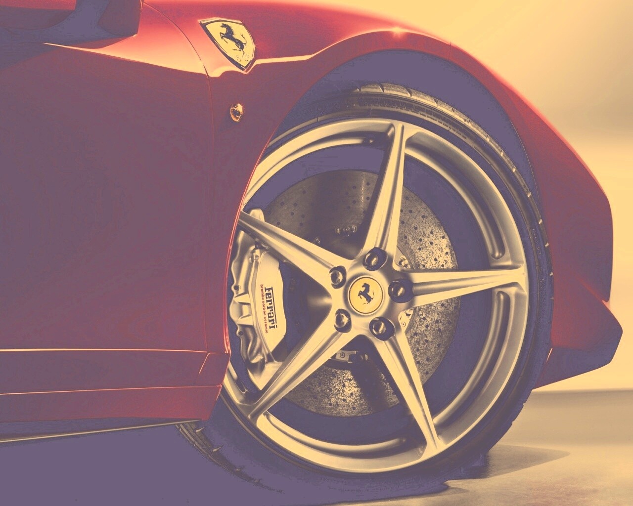 Колесо Феррари обои