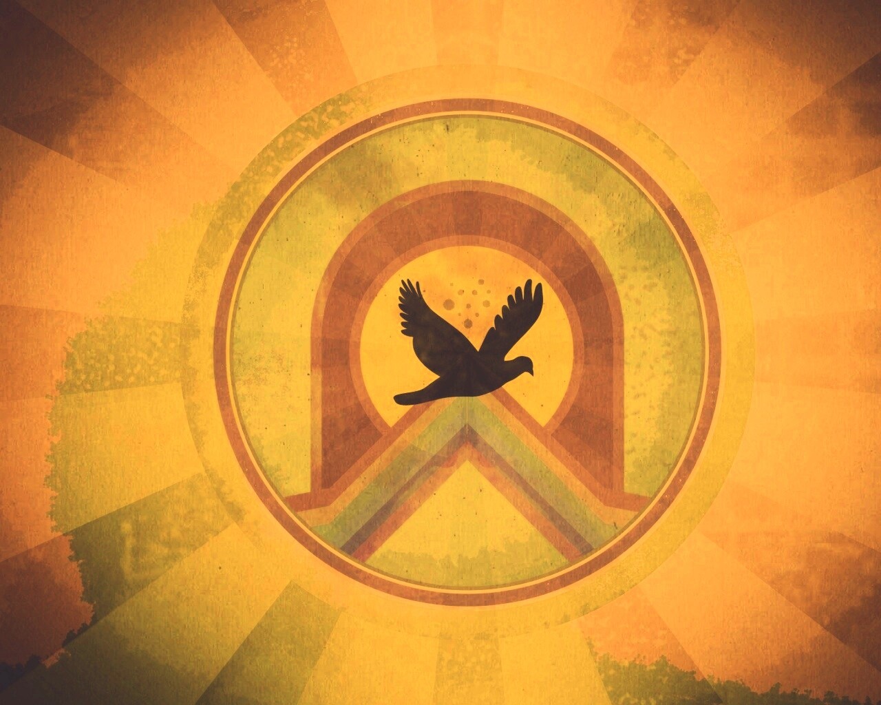Голубь мира обои