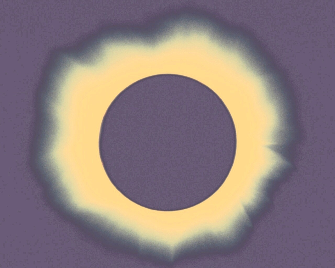 Полное солнечное затмение обои