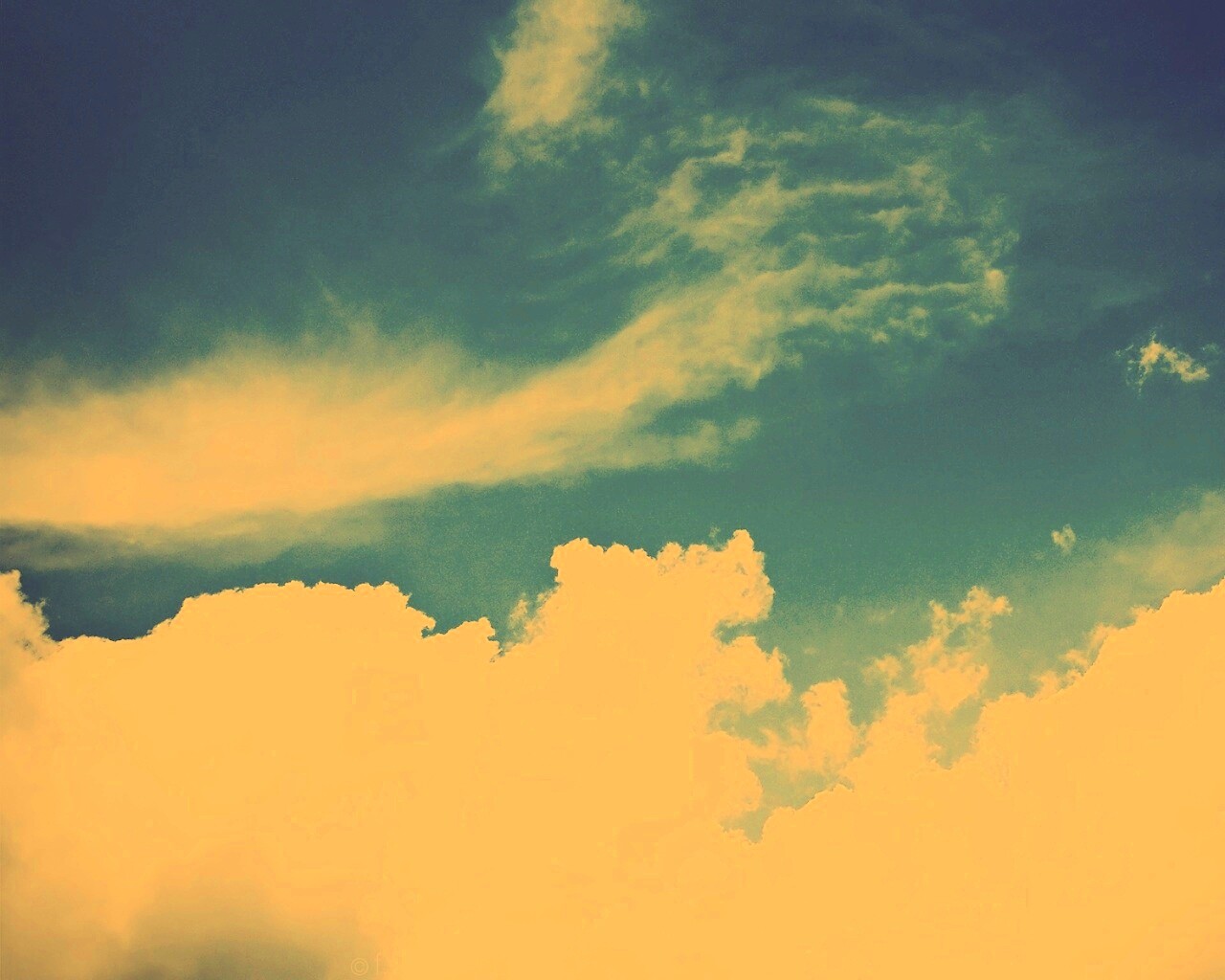 Винтажные небеса обои