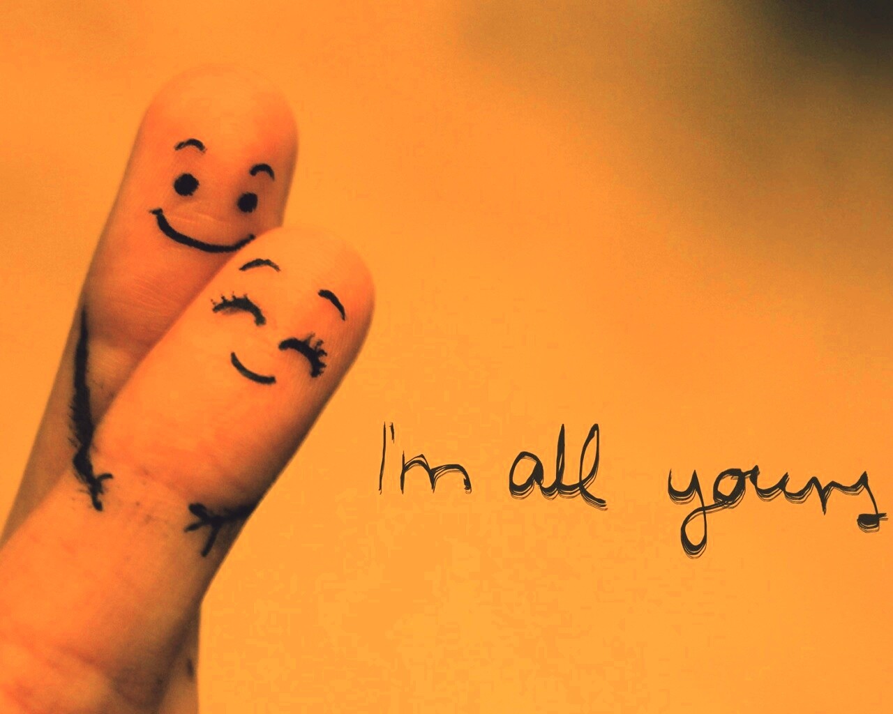 I"m all yours! обои