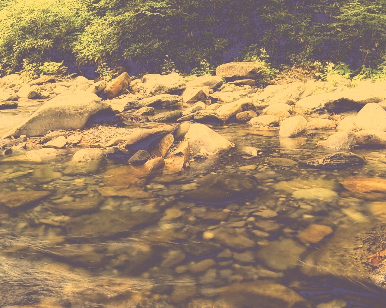 Гораня река обои