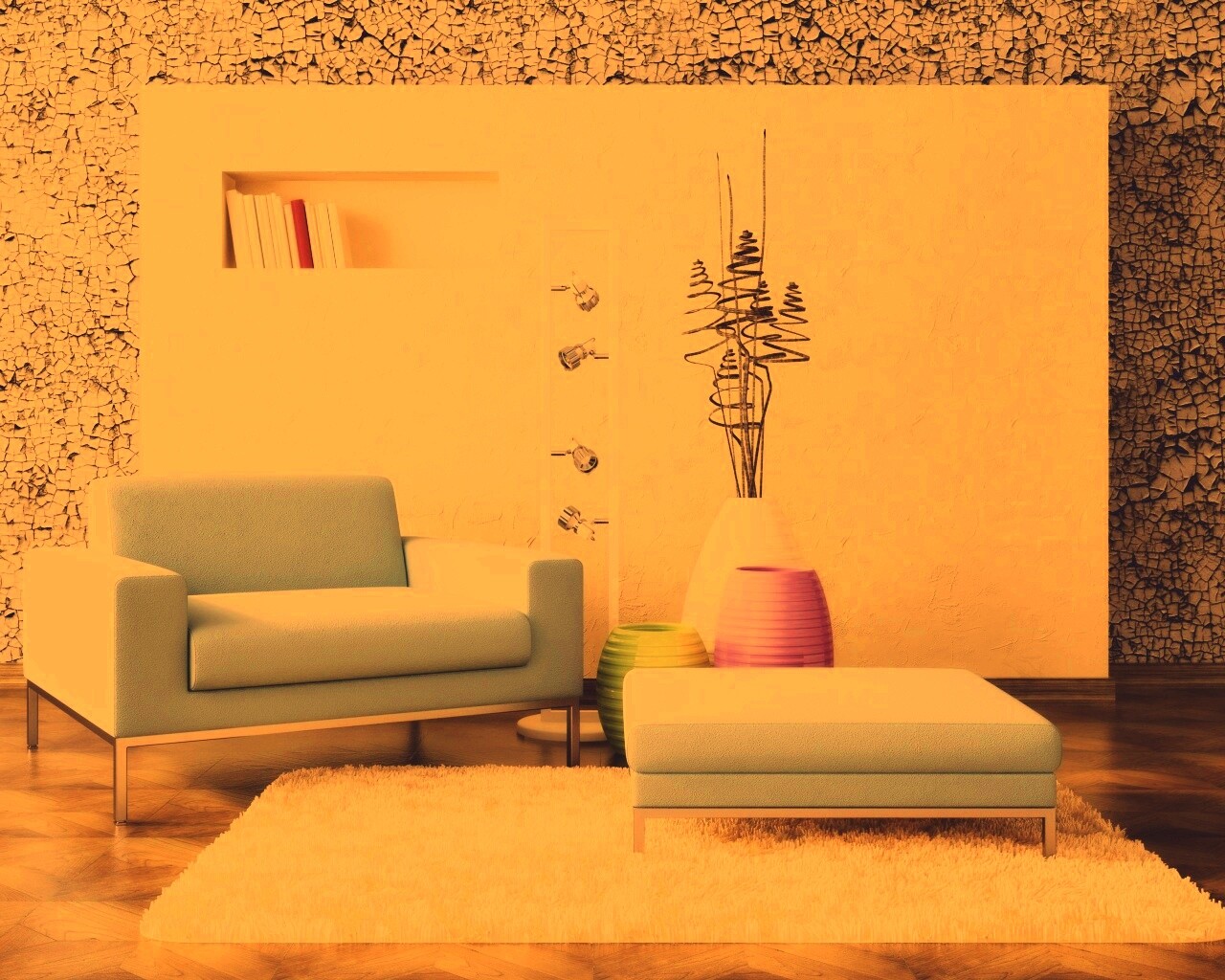 Стильный декор обои