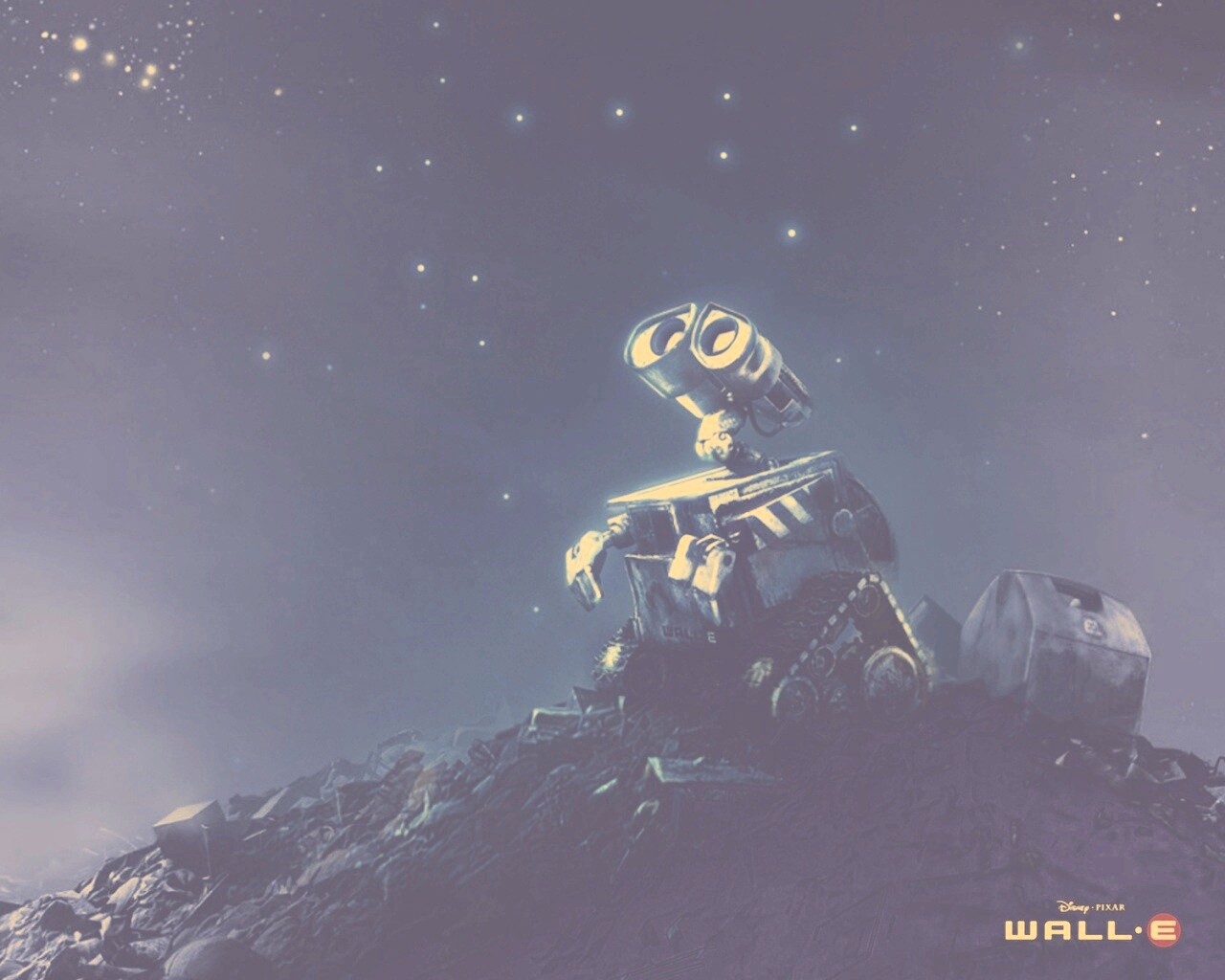 Валли и звезды обои