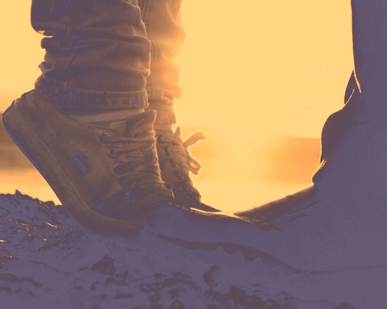 Поцелуй на цыпочках обои