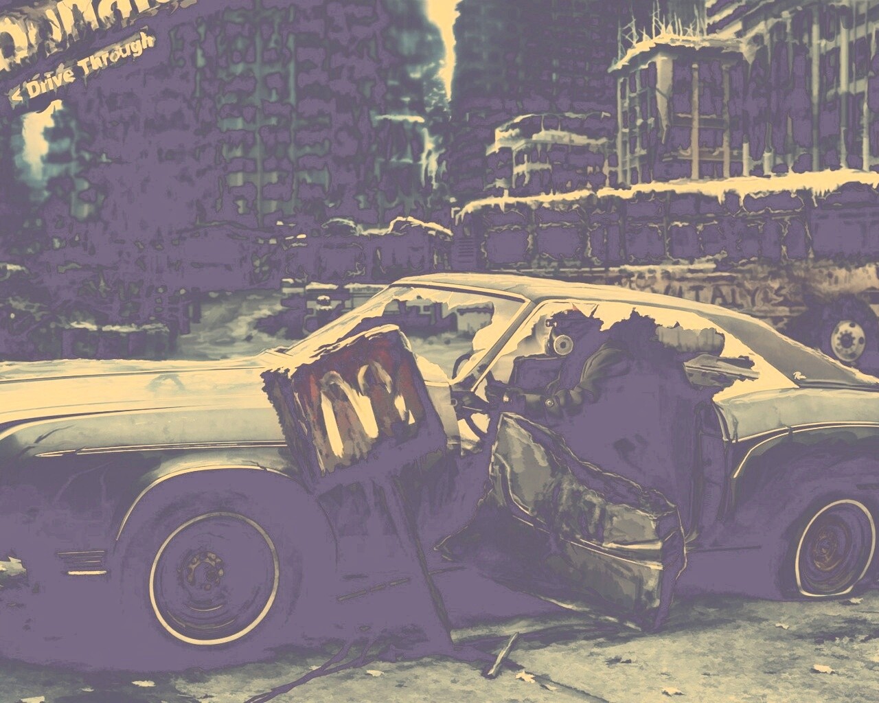 Картина запустения обои