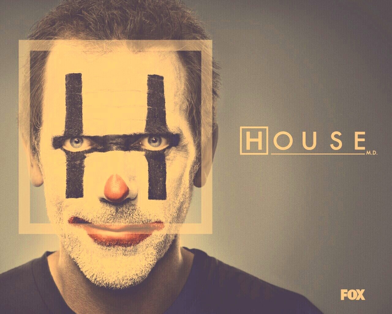 Клоун доктор Хаус обои