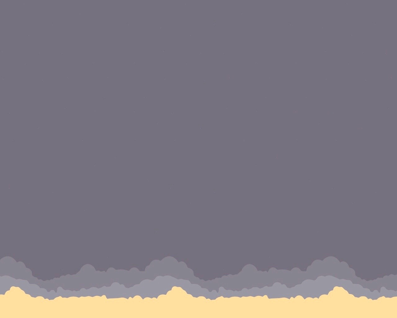 Над облаками в векторном стиле обои