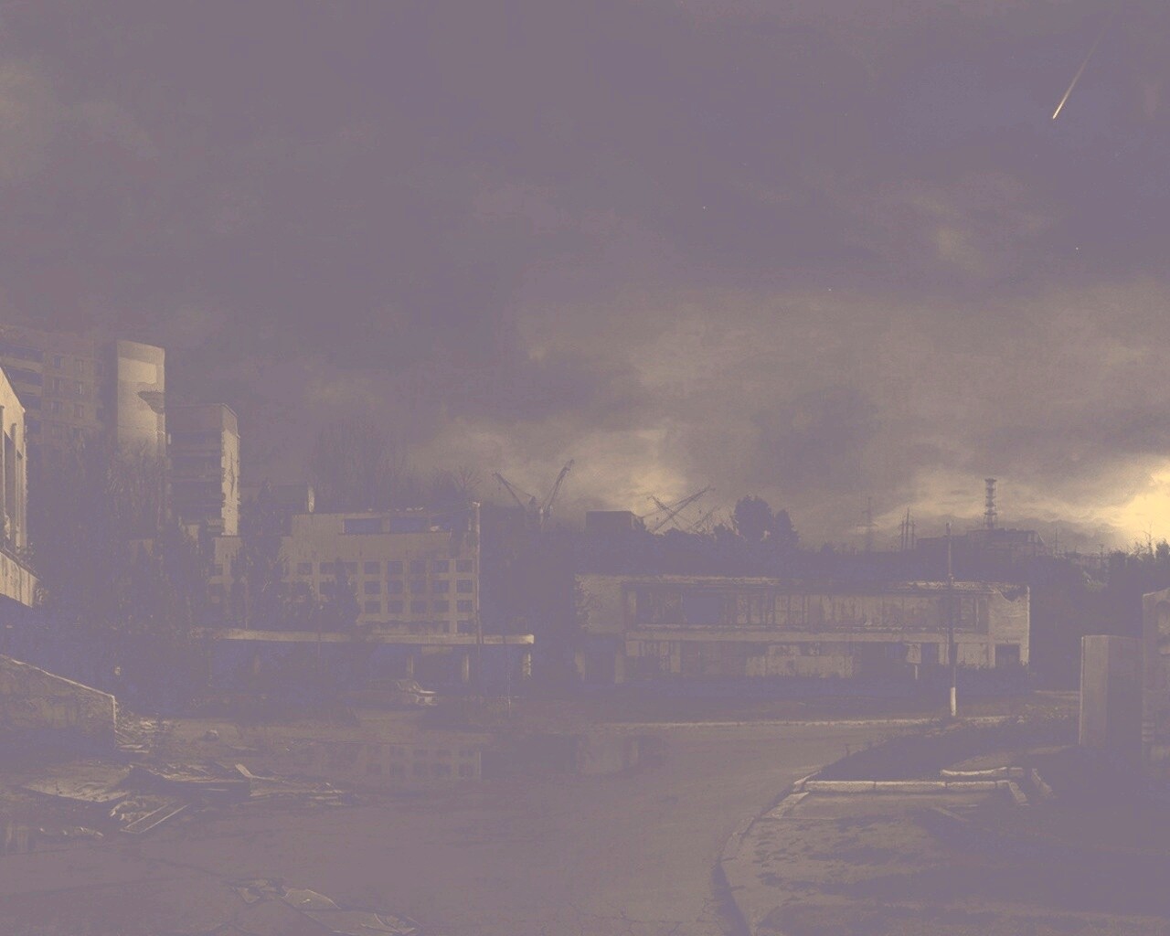 Припять ночью обои