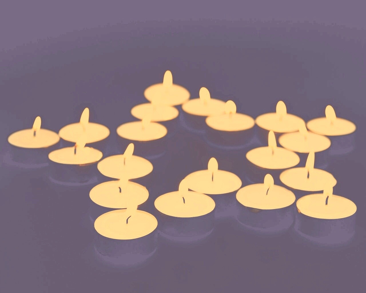 Звезда из свечек обои