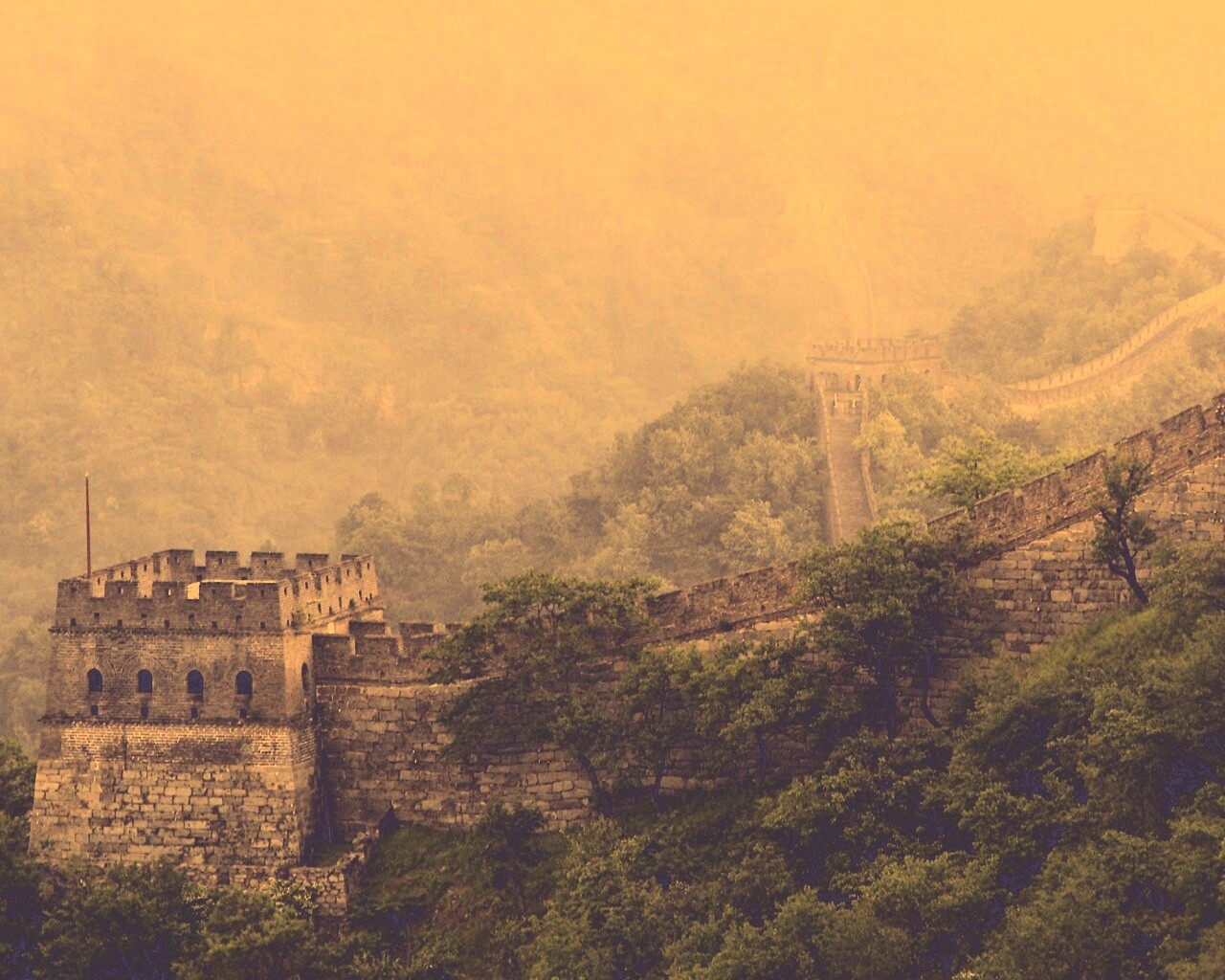 Великая китайская стена обои