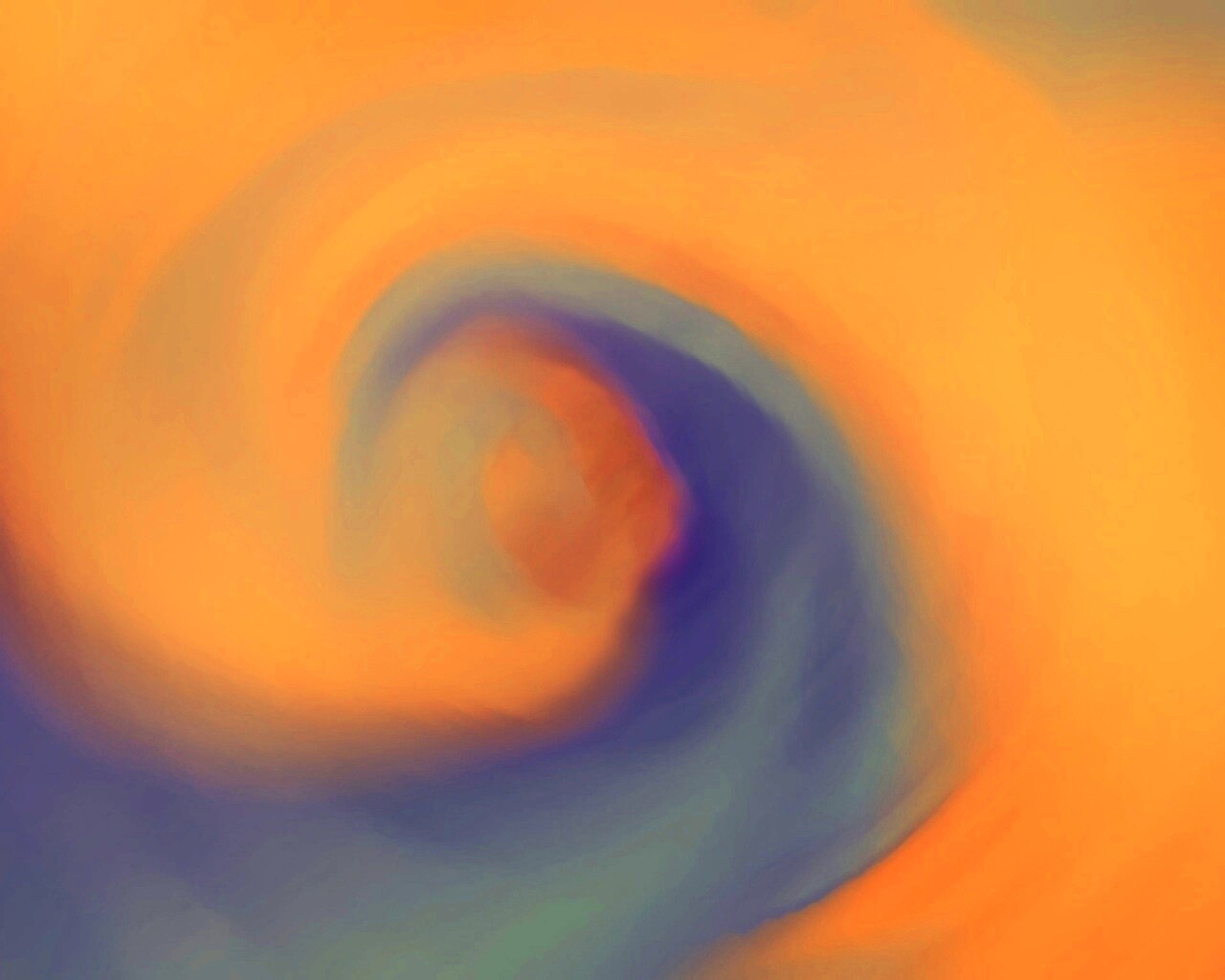 Жёлто-синие завихрения обои