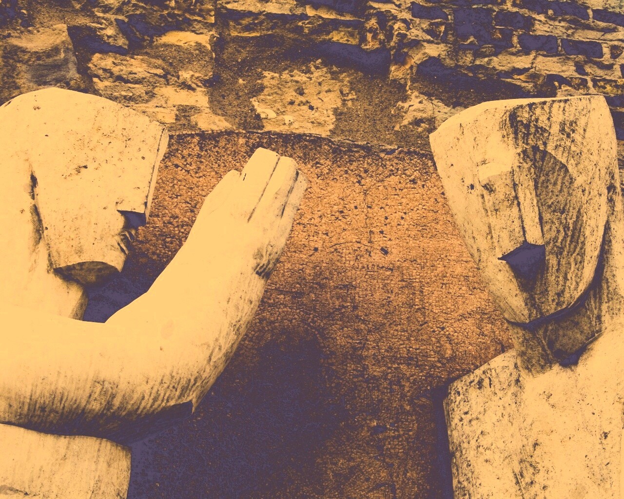 Берлинские каменные скульптуры обои