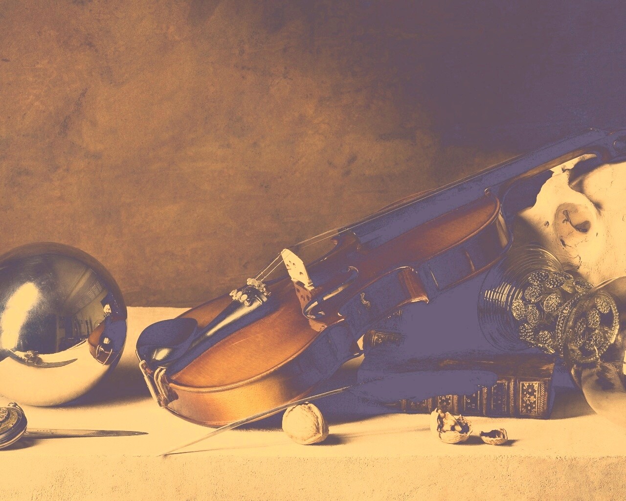 Композиция со скрипкой обои