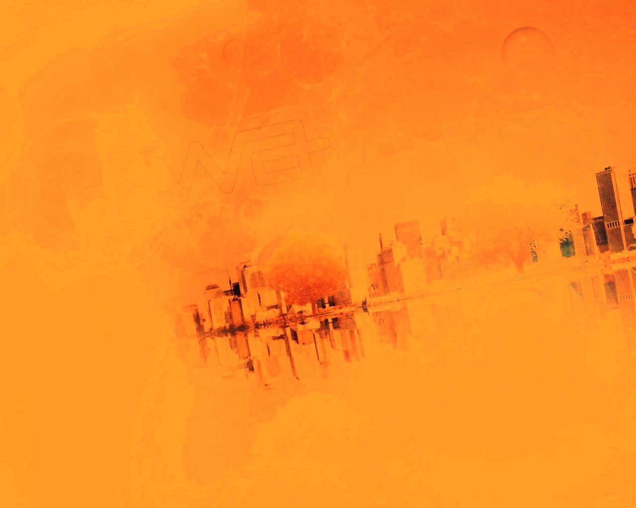 Абстрактный город обои