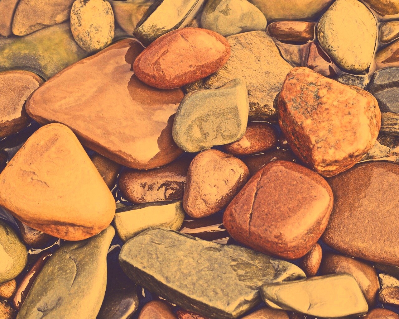 Морские камешки обои