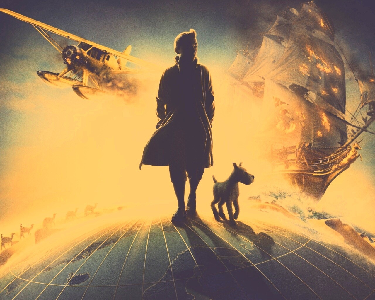 Приключение Тинтина обои