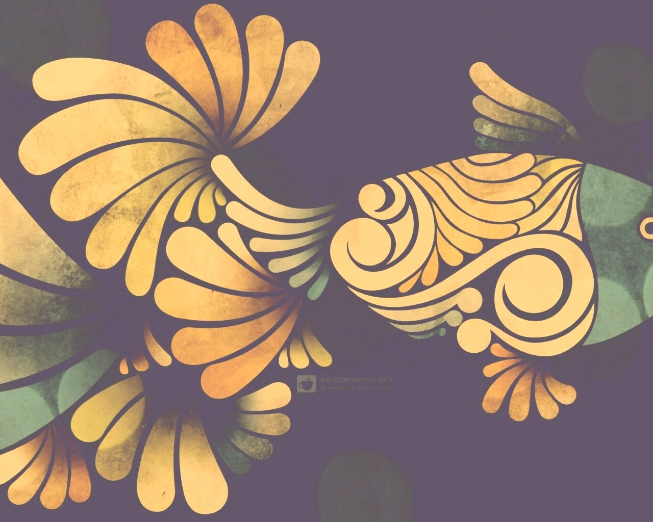 Узор «Рыбка» обои