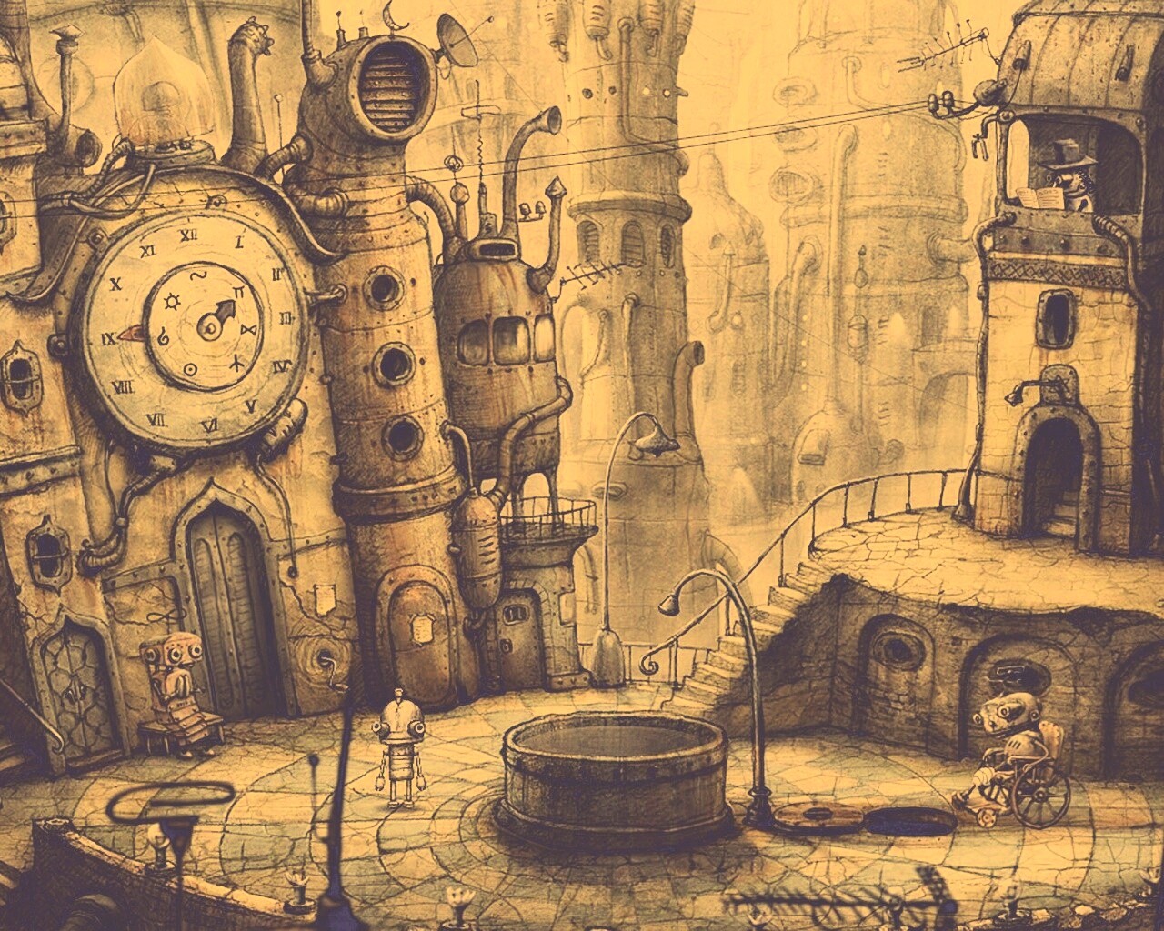 Машинариум обои